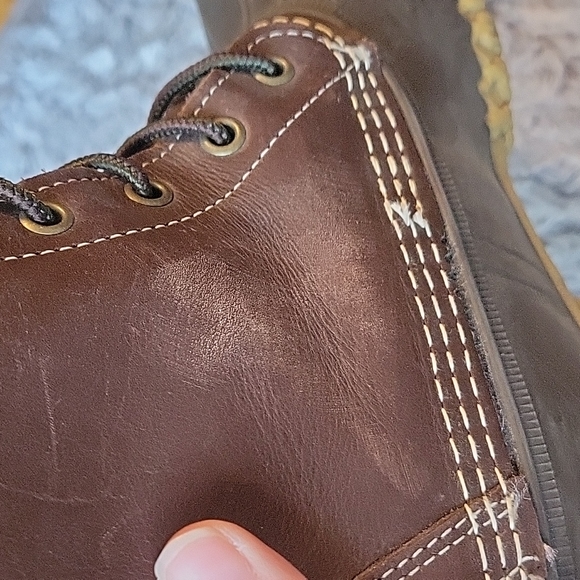 L.L. Bean Brown Leather Ankle Duck Boots, Women's Size 4M, Great Condition! - Picture 12 of 13